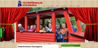 Screenshot av teaterförskolan.se